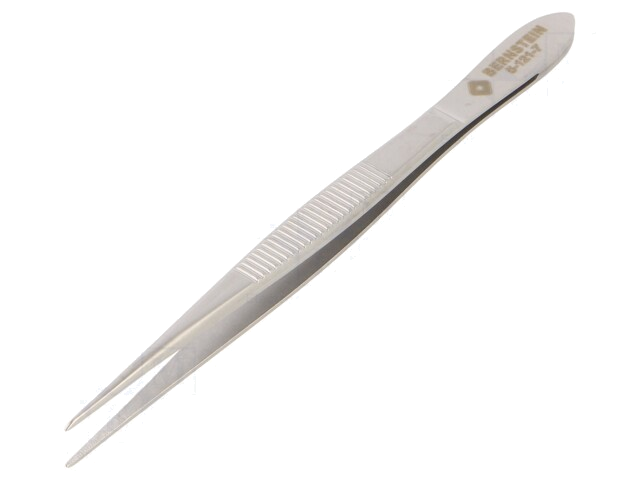 Pincet; 120mm; De vorm van de punt: afgeronde; universeel Pincet; 120mm; De vorm van de punt: afgeronde; universeel